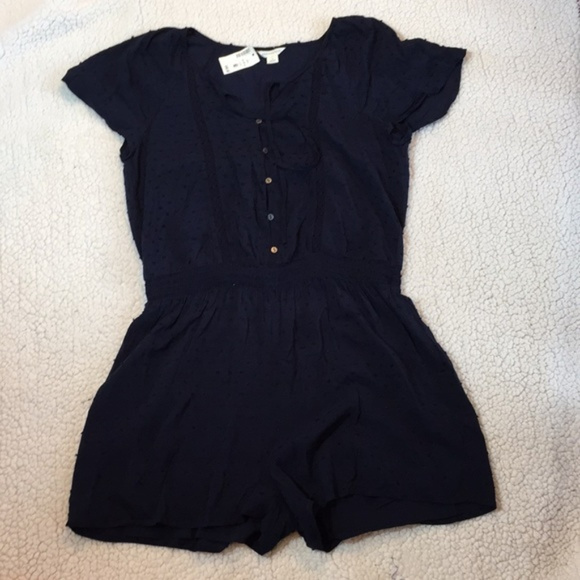 Aeropostale Pants - New Aeropostale navy blue romper size L